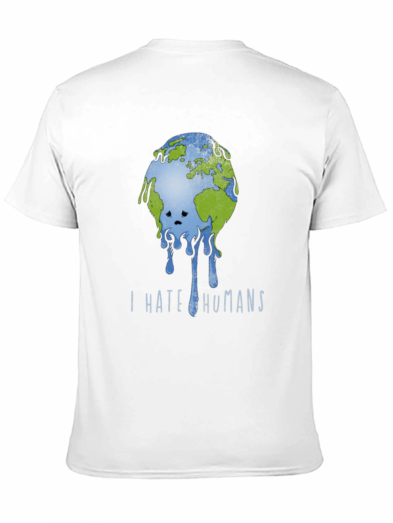 I Hate Humans Earth Graphic T-Shirt