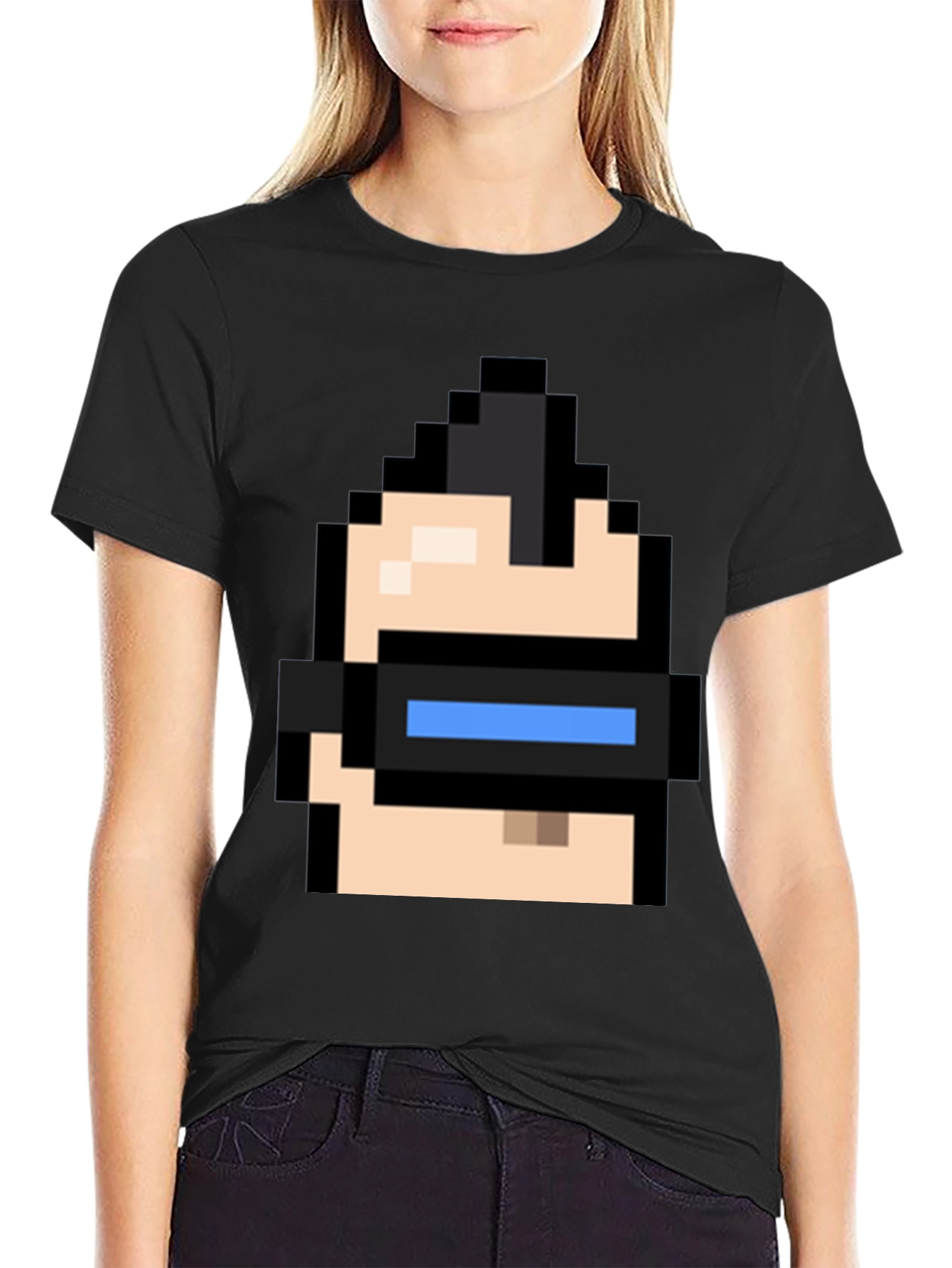 Pixelated Gamer T-Shirt - Retro Gaming Style