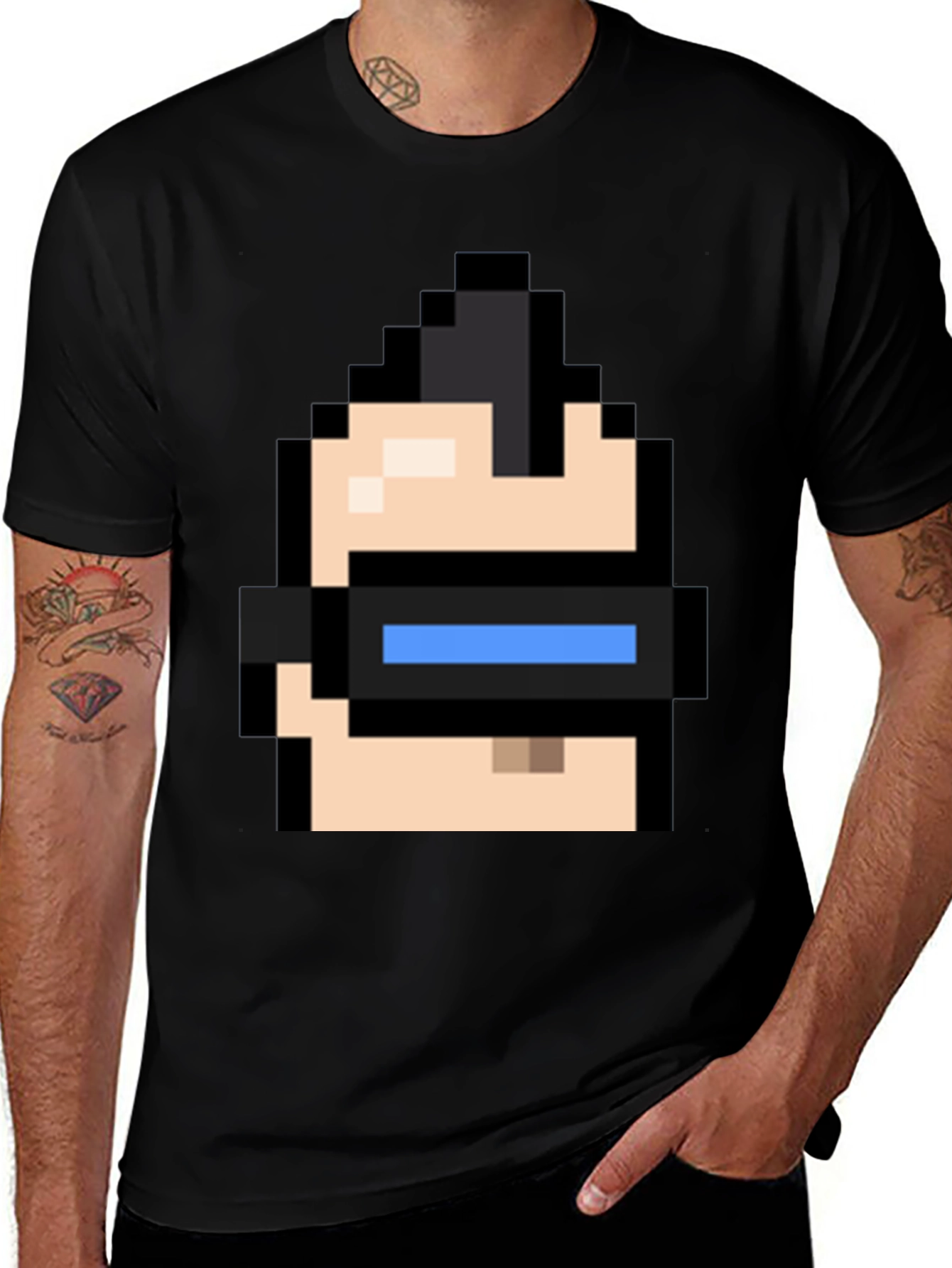 Pixelated Gamer T-Shirt - Retro Gaming Style
